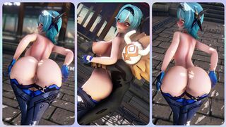 【MMD原神 】Eula – Phone Number 「紳士向け」