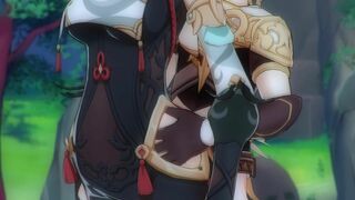 Shenhe x Aether – Thighjob [kallenz]