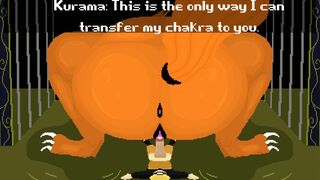 Nine-tailed vixen rides Naruto