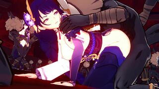 Raiden Shogun Creampied by Hilichurls – Genshin Impact