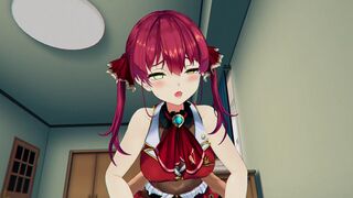 Houshou Marine – Riding Cock [Robin00]