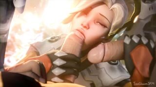 Overwatch Mercy Double Cock – Tsarchasmsfm