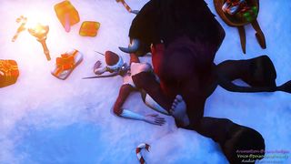 World of Warcraft Tauren Fucks a Night Elf – Runiclodges