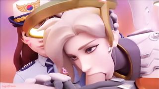 Overwatch Mercy Blowjob – Sageofosiris