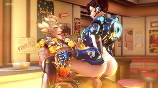 Junkrat Fucks Tracer – Bruh-sfm