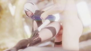 2B Spreading her Leg – Kaisto