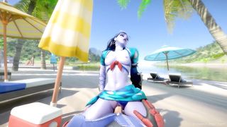 Widowmaker Enjoying the Beach – Ellowas