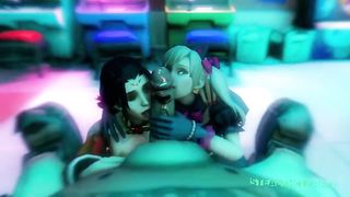 D.Va and Mercy Playing with a Huge Dick – Stealthclobber