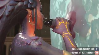 Symmetra Sucks a Demon Cock – Raxastak