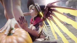 Mercy Halloween Blowjob – Cawneil