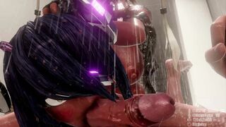 [Remaster] Birdway – Shower Scene [FutaDom, Futa x Female]