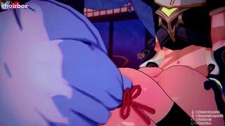 Ayaka and Aether [Male on Female]