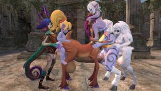 futa anthro gangbang