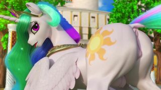 Celestia Ass Tease Extended [Clopician]