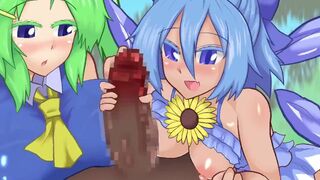 Cirno and Daiyousei [black burakku]