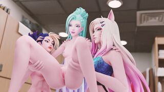 K/DA Backstage scat-fest