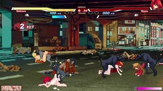 Mugen Pokemon Umbreon and Dogs