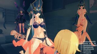 Lumine in Chains in the Sex Dungeon [Futa x Female, Futasub, Femdom]