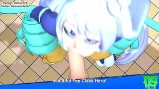 Nejire and Ryukyu in a Glory Hole