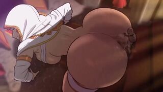 Princess Gwynevere Doggystyle Anal ft. Delalicious3