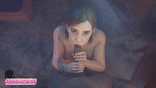 Ellie wanted to practice her oral techniques on “Darnell” again. [MaxineSFM]