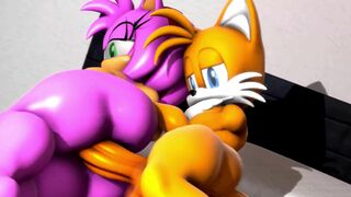 Tails x Amy [Kabalmystic]