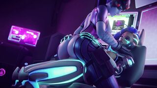 Widowmaker Rides Sombra [Yeero]
