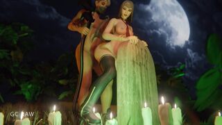 Vivica Saint Fucked in the Forest at Night