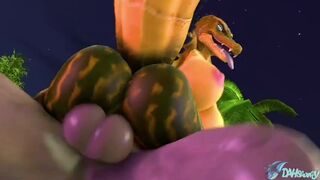 human fucks reptile girl like never before (DahSharky)