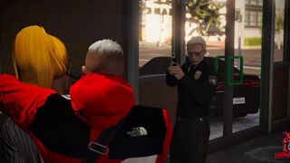 Robbing a bank, GONE SPICY!!! [GTA5]