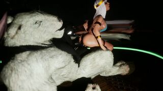 Wild Life – Tanya Cowgirl Double Penetration w/ Grok & Diablo