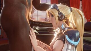 Nova Widowmaker Has No Gag Reflex [Blacked][SaveAss]