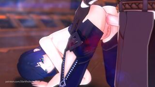 Yelan Bends Over [Darkholestuff]