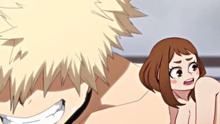 Bakugo Fucks Ochako and Turns Her Into a Whore