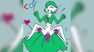 Gardevoir in bed
