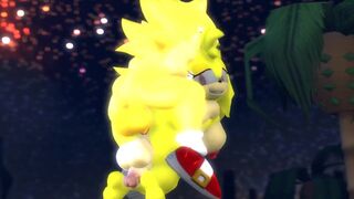 Super Sonic Funcking Super Futa Amy [silvertilver (4lifebunger)]