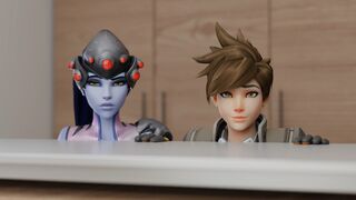 [4K] Widowmaker Got In Trouble Again [Blacked][Aphy3d]