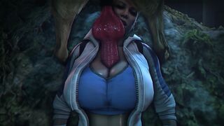 cassie cage dog titjob