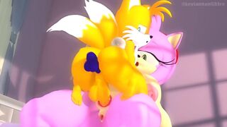 Sonic fucking Tails Fucking Amy with sound – [Leviantan581re]
