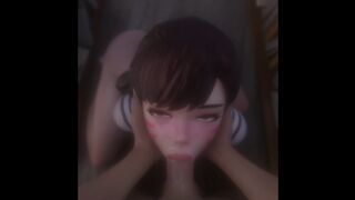 D.Va Blowjob [kittyyevil]