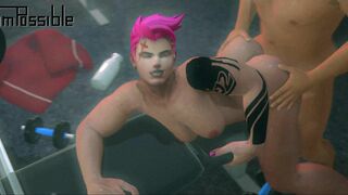 Zarya’s Gym post workout quick e. [Timpossible]