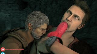 Joel, Nathan x Werewolf – Blowjob Duo
