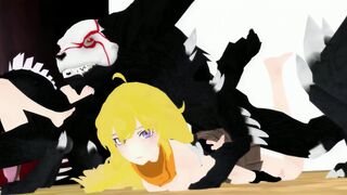 The White Fang makes beowolves do nothing to team RWBY-N