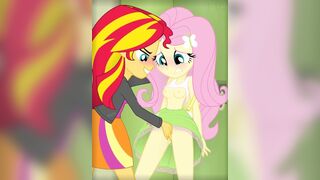 Sunset Bllying Fluttershy [randomtriples]