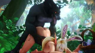 Worgen Gets the Easter Bunny