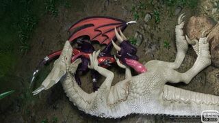 AlphaZapper & Cynder: Throat and Tongue Action – Grimm3D