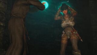 Wizard uses Magic to Enthral a Hapless Adventurer by Izzyguy1234