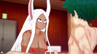 Rumi Usagiyama and Izuku Midoriya have deep sex