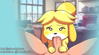 Isabelle Blowjob (Beachside Bunnies + SteekyKees)