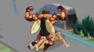 [hunter-husky]Riding Buzzwole